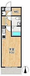 ドミール所沢5 1Kの間取図画像