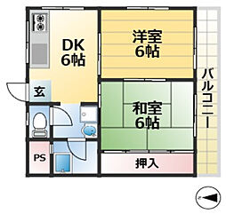 小林マンション 4階