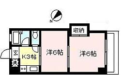 サンストーク 2Kの間取図画像