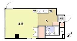 BLDG'SSato 1Kの間取図画像