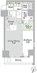 アーバンパーク西巣鴨EAST 1LDKの間取図画像
