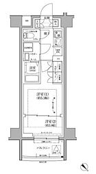 RELUXIA国分寺 2Kの間取図画像