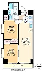 SPRINGCOURT 2LDKの間取図画像
