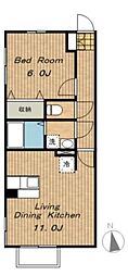 メイプルハイツ(小山町) 2階/202