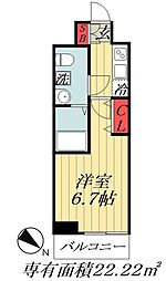 ケイディーエックスレジデンス原木中山 2階/-