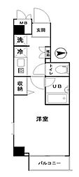 エル・ドゥーチェ本所吾妻橋 1Kの間取図画像