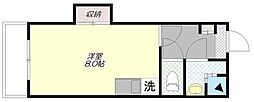 滝沢ビル 1Kの間取図画像
