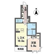 グランクオーレコルティナ 00105 ｜ 埼玉県さいたま市中央区鈴谷４丁目3-31（賃貸マンション1LDK・1階・42.78㎡） その2