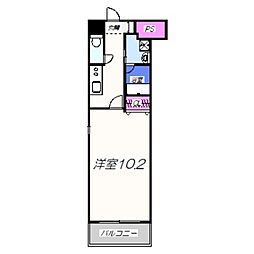 TKアンバーコート深井 1Kの間取図画像