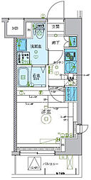 LEXE梶ヶ谷 1Kの間取図画像