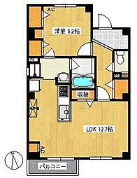 コンソルテ 1LDKの間取図画像