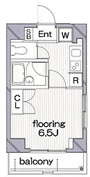 グランヴァン阿佐ヶ谷II 5階1Kの間取り