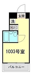 アドリーム吉野町 ワンルームの間取図画像