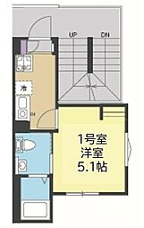 NORDUS AXIS(ノーダス アクシス) 1Kの間取図画像