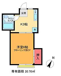 ハイツリステル 2階
