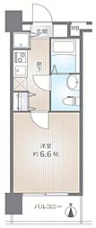 メインステージ練馬2 1Kの間取図画像