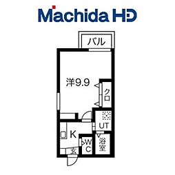 神戸市西神・山手線 妙法寺駅 徒歩7分の賃貸アパート 3階1Kの間取り