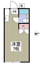 TKハウス ワンルームの間取図画像