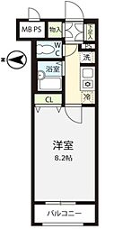 日神パレステージ御徒町2 1Kの間取図画像