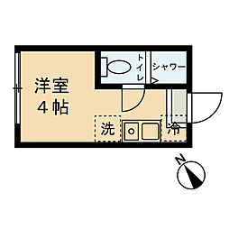 GrandBox大泉学園 ワンルームの間取図画像