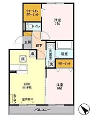 物件の間取り
