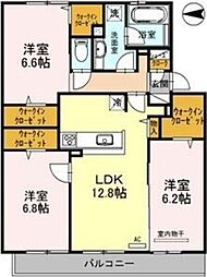 メゾン・カナール 3LDKの間取図画像