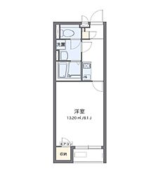 CLEINOHighBridge2 1Kの間取図画像