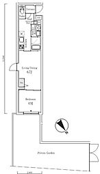 S.E.S. 1LDKの間取図画像