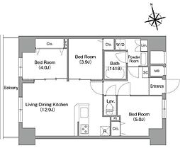 間取図画像 3LDK