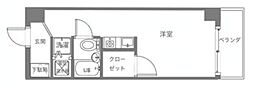 ライオンズマンション西新宿第5 ワンルームの間取図画像