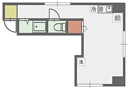ベルデ押上 ワンルームの間取図画像
