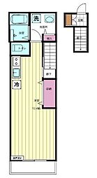 仮称 八千代台4丁目共同住宅 1Kの間取図画像