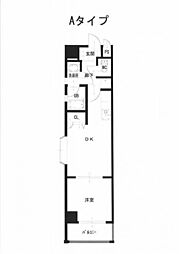 グランドスクエア 1LDKの間取図画像