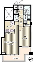 ソルヴェールレジデンス 1LDKの間取図画像
