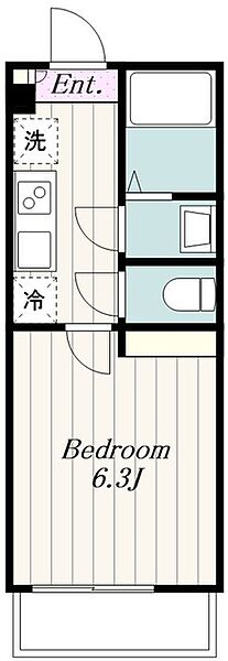 カインドネス相模が丘 101｜神奈川県座間市相模が丘２丁目(賃貸アパート1K・1階・20.09㎡)の写真 その2