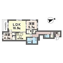 トゥージュール 00206 ｜ 千葉県浦安市北栄１丁目10-40（賃貸マンション2LDK・2階・70.74㎡） その2