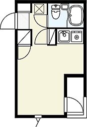 ダジュール生田 ワンルームの間取図画像