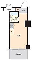 ハートランド磯子 ワンルームの間取図画像