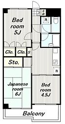 コーヴ・レジデンス 3DKの間取図画像