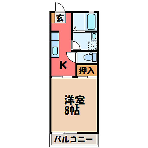 ホームズ 栃木県宇都宮市末広1丁目 1k 賃料3 4万円 1階 24 24 賃貸アパート住宅情報