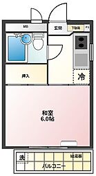 レヂオンス石神井公園 1Kの間取図画像