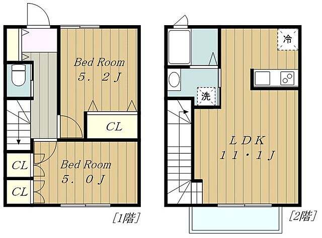 ホームズ 小田急江ノ島線 中央林間駅 徒歩6分 2ldk 賃料10 8万円 52 5 賃貸テラスハウス住宅情報