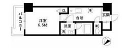 ビューテラス都筑 1Kの間取図画像