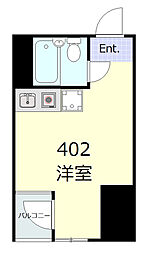 ニューライフ新宿東 ワンルームの間取図画像