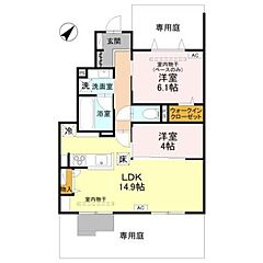 物件の間取り