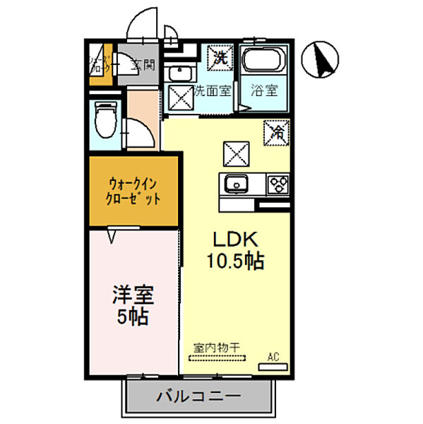 和歌山県和歌山市三葛(賃貸アパート1LDK・1階・41.00㎡)の写真 その2