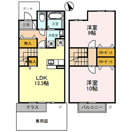 メルヴェーユ北畠_間取り_0