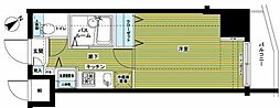 トーシンフェニックス新横濱イクシール 1Kの間取図画像