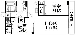 サンリットハーモニー 1SDKの間取図画像