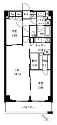 ザ・ケンジントン・レジデンスときわ台 2LDKの間取図画像